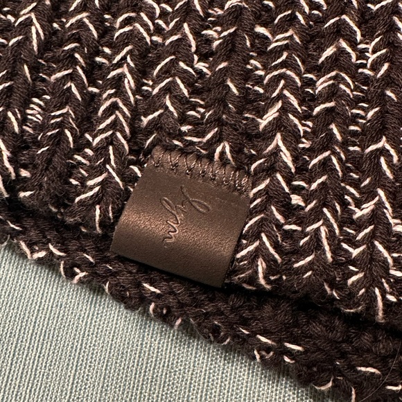 Black and white Love Your Melon reversible beanie. - Picture 3 of 6